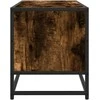 TV staliukas Televizoriaus spintelė, dūminė, 80x34,5x40cm, mediena/metalas