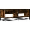 TV staliukas Televizoriaus spintelė, dūminė, 120,5x40x46cm, mediena/metalas