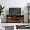 TV staliukas Televizoriaus spintelė, dūminė, 100x34,5x44,5cm, mediena