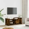 TV staliukas Televizoriaus spintelė, dūminio ąžuolo, 100x35x40cm, mediena