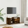 TV staliukas Televizoriaus spintelė, dūminio ąžuolo, 80x35x40cm, mediena