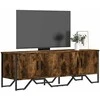 TV staliukas Televizoriaus spintelė, dūminio ąžuolo, 122x34x41cm, mediena