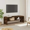 TV staliukas Televizoriaus spintelė, dūminio ąžuolo, 120x40x40cm, mediena