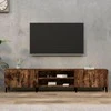 TV staliukas Televizoriaus spintelė, dūminio ąžuolo, 180x31,5x40cm, mediena