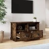TV staliukas Televizoriaus spintelė, dūminio ąžuolo, 80x35x50cm, mediena
