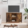TV staliukas Televizoriaus spintelė, dūminio ąžuolo, 100x35x65cm, mediena