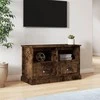 TV staliukas Televizoriaus spintelė, dūminio ąžuolo, 80x35x50cm, mediena