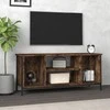 TV staliukas Televizoriaus spintelė, dūminio ąžuolo, 102x35x45cm, mediena