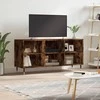 TV staliukas Televizoriaus spintelė, dūminio ąžuolo, 103,5x30x50cm, mediena