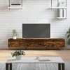 TV staliukas Televizoriaus spintelė, dūminio ąžuolo, 150x36x30cm, mediena
