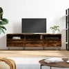 TV staliukas Televizoriaus spintelė, dūminio ąžuolo, 150x30x44,5cm, mediena