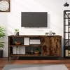 TV staliukas Televizoriaus spintelė, dūminio ąžuolo, 100x40x45cm, mediena