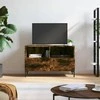 TV staliukas Televizoriaus spintelė, dūminio ąžuolo, 80x36x50cm, mediena