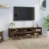 TV staliukas Televizoriaus spintelė, dūminio ąžuolo, 150x30x44,5cm, mediena