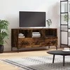 TV staliukas Televizoriaus spintelė, dūminio ąžuolo, 102x36x50cm, mediena