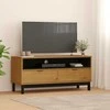 TV staliukas Televizoriaus spintelė FLAM, 110x40x50cm, pušies masyvas