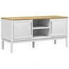 TV staliukas Televizoriaus spintelė FLORO, balta, 114x43x55cm, pušis