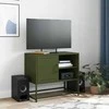 TV staliukas Televizoriaus spintelė, garstyčių, 100,5x39x60,5cm, plienas