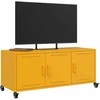 TV staliukas Televizoriaus spintelė, garstyčių, 100,5x39x43,5cm, plienas
