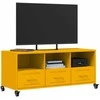 TV staliukas Televizoriaus spintelė, garstyčių, 100,5x39x43,5cm, plienas