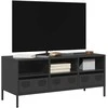 TV staliukas Televizoriaus spintelė, juoda, 101,5x39x43,5cm, plienas