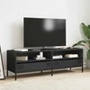 TV staliukas Televizoriaus spintelė, juoda, 135x39x43,5cm, plienas