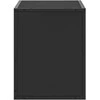 TV staliukas Televizoriaus spintelė, juoda, 60x31x39,5cm, mediena ir metalas