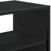 TV staliukas Televizoriaus spintelė, juoda, 80x31x39,5cm, mediena/metalas