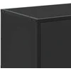 TV staliukas Televizoriaus spintelė, juoda, 120x35x41cm, mediena ir metalas