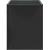 TV staliukas Televizoriaus spintelė, juoda, 80x31x39,5cm, mediena/metalas