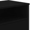 TV staliukas Televizoriaus spintelė, juoda, 122x34x41cm, apdirbta mediena