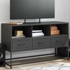 TV staliukas Televizoriaus spintelė, juoda, 100,5x39x60,5cm, plienas