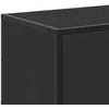 TV staliukas Televizoriaus spintelė, juoda, 100x35x41cm, mediena ir metalas