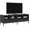 TV staliukas Televizoriaus spintelė, juoda, 135x39x43,5cm, plienas