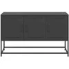 TV staliukas Televizoriaus spintelė, juoda, 100,5x39x60,5cm, plienas