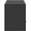 TV staliukas Televizoriaus spintelė, juoda, 100x31x39,5cm, mediena/metalas