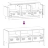 TV staliukas Televizoriaus spintelė, juoda, 101,5x39x43,5cm, plienas