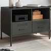 TV staliukas Televizoriaus spintelė, juoda, 68x39x50,5cm, plienas