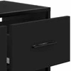 TV staliukas Televizoriaus spintelė, juoda, 60x31x39,5cm, mediena ir metalas