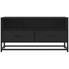 TV staliukas Televizoriaus spintelė, juoda, 80x34,5x40cm, mediena ir metalas