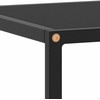 TV staliukas Televizoriaus spintelė, juoda, 100x40x40cm, su juodu stiklu