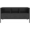 TV staliukas Televizoriaus spintelė, juoda, 100,5x39x50,5cm, plienas