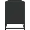 TV staliukas Televizoriaus spintelė, juoda, 100x35x50cm, mediena ir metalas
