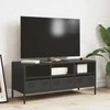TV staliukas Televizoriaus spintelė, juoda, 101,5x39x43,5cm, plienas