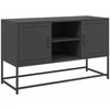 TV staliukas Televizoriaus spintelė, juoda, 100,5x39x60,5cm, plienas