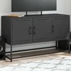 TV staliukas Televizoriaus spintelė, juoda, 100,5x39x60,5cm, plienas
