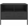 TV staliukas Televizoriaus spintelė, juoda, 68x39x50,5cm, plienas