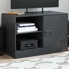 TV staliukas Televizoriaus spintelė, juoda, 67x39x44cm, plienas