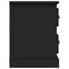 TV staliukas Televizoriaus spintelė, juoda, 102x35,5x47,5cm, mediena