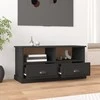 TV staliukas Televizoriaus spintelė, juoda, 93x35,5x45cm, apdirbta mediena